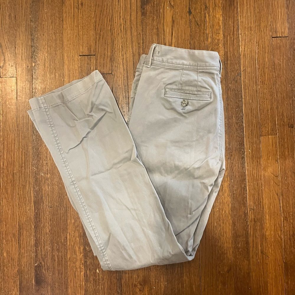 Banana Republic Weekend Chino Work Pants, Gray / Beige / Taupe, Size 2